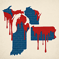 Blue Wall Bleeds Red.
