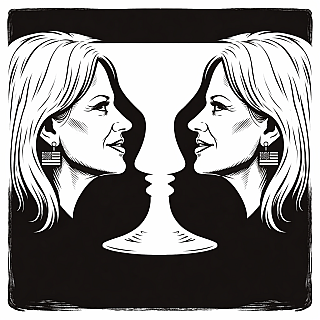Do you see Kellyanne Conway or the Koolaid glass?